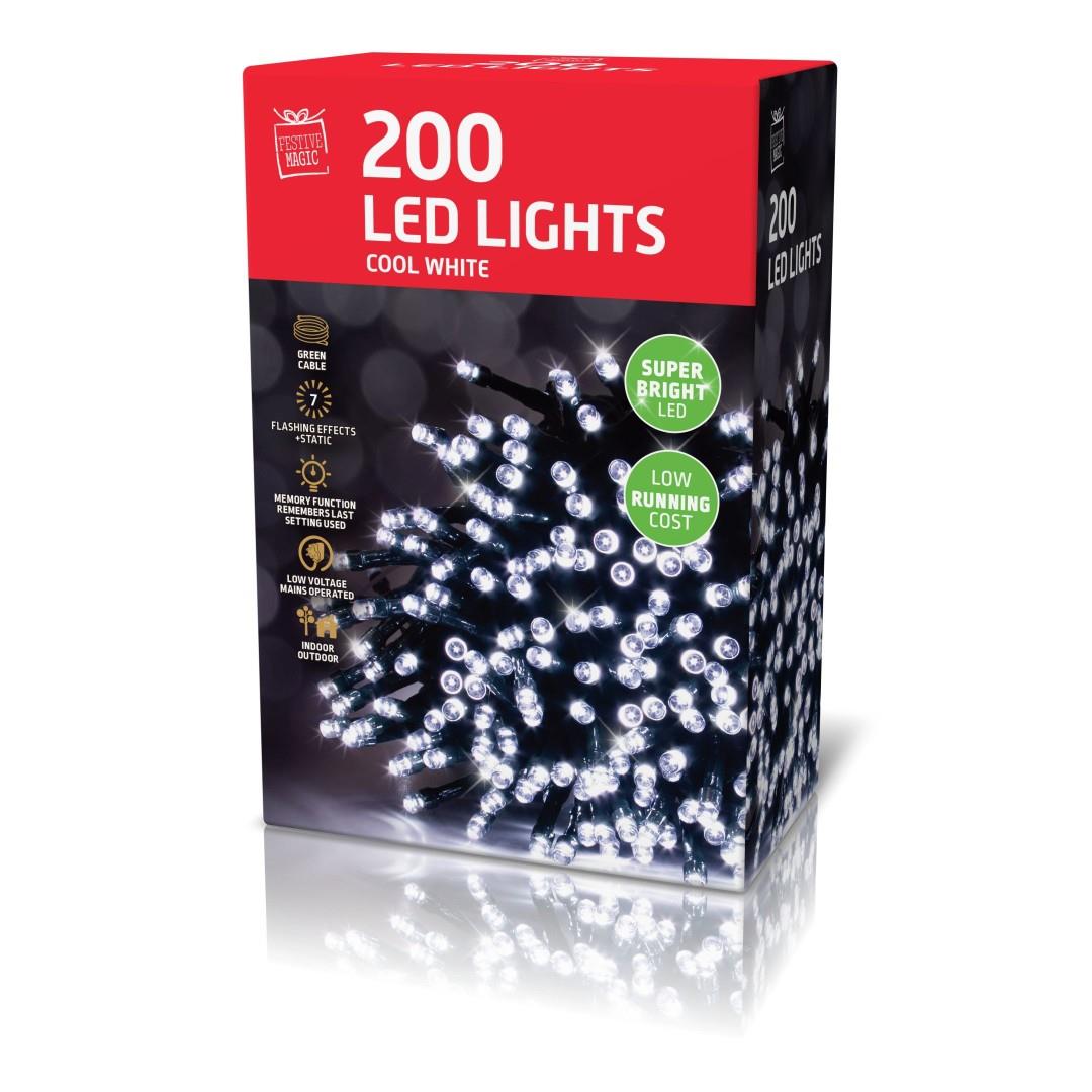 LED Lights 200 White