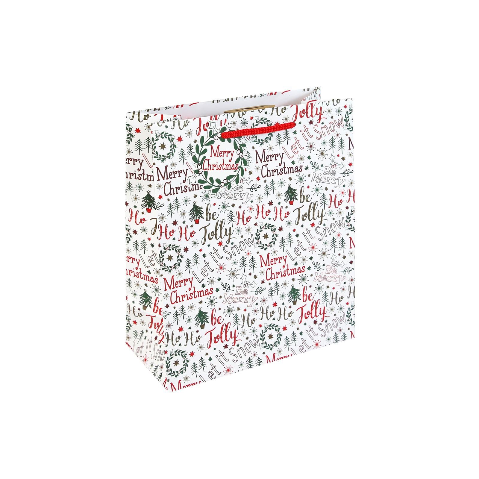 Xmas Gift Bag Medium Merry