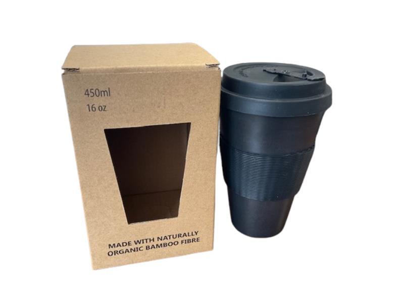 Black Bamboo Tracel Cup 450ml