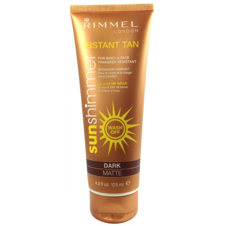 Instant Tan sun shimmer Dark Matte 125ml | High Quality Tissue Product Online - Product Image