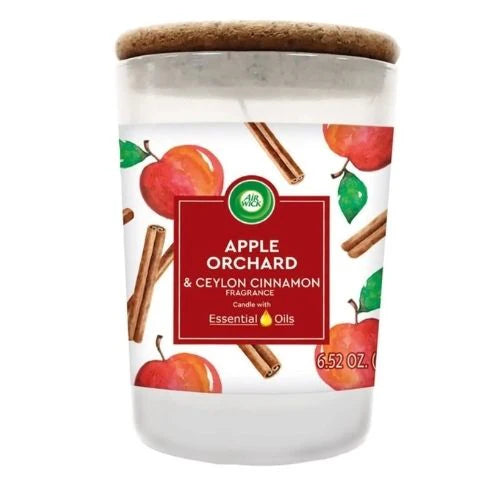 Airwick Apple Orchard & Ceylon Cinnamon Candle 185g