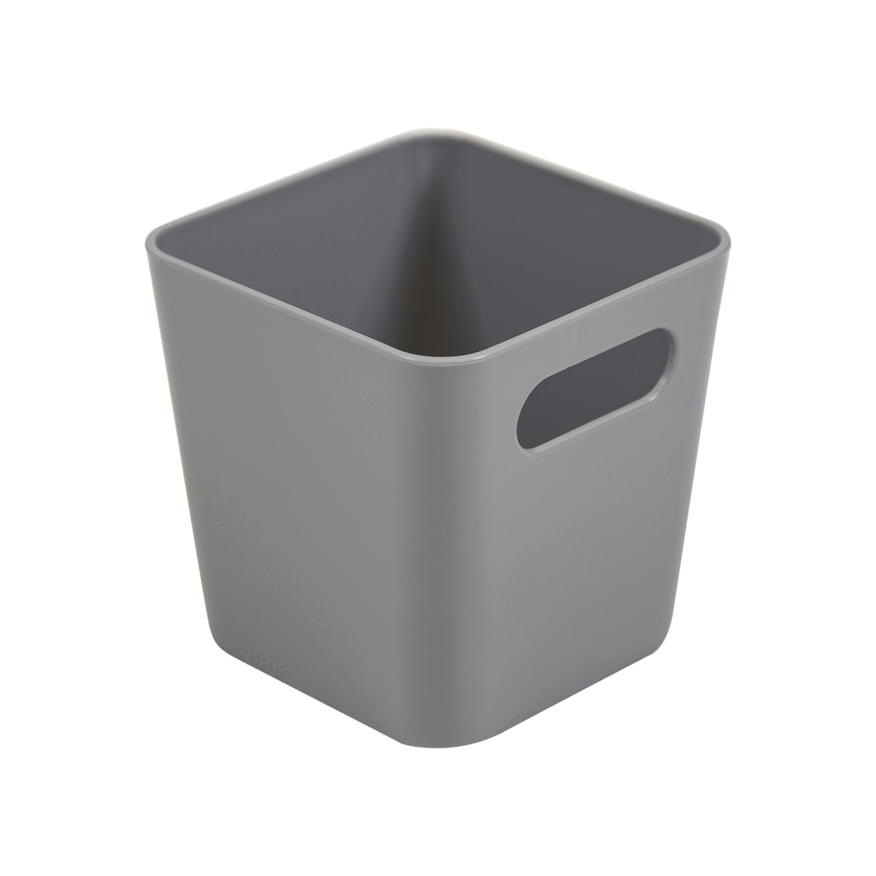 Studio Basket 1.01 Square Cool Grey Compact Storage Basket for Home & Office Organization