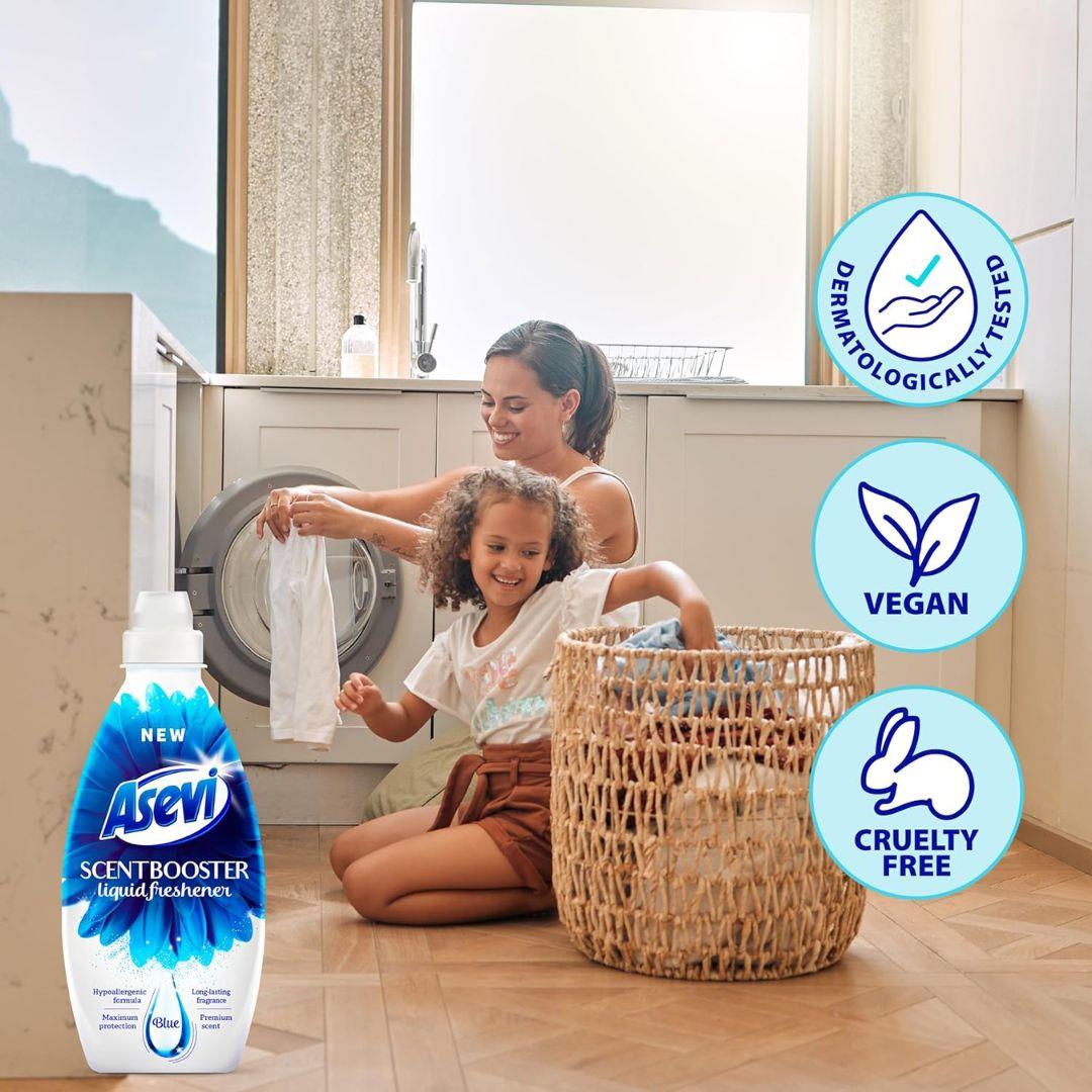 Asevi Blue Laundry Scent Booster for 36 Washes 720ml Fabric Fragrance