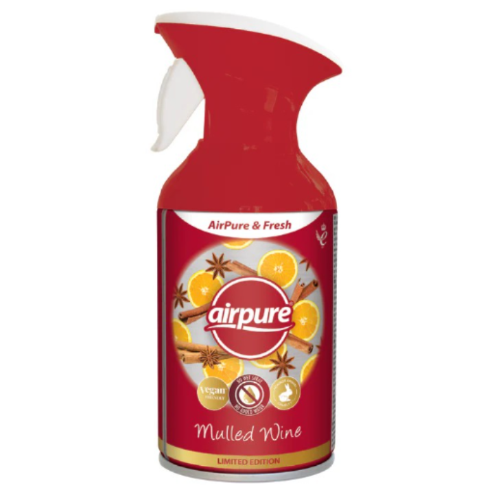 AirPure & Fresh Air Freshener Spray Mulled Wine , 250ml