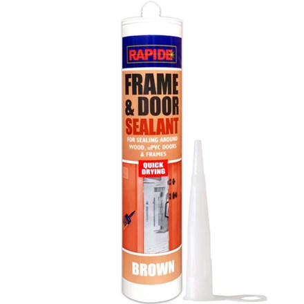 Rapide Frame & Door Sealant Brown 260ml