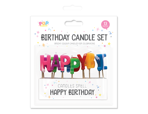 Happy Birthday Candle Set