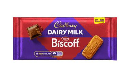 Cadbury Dairy Milk Biscoff Bar Pm £1.69 21/01/26