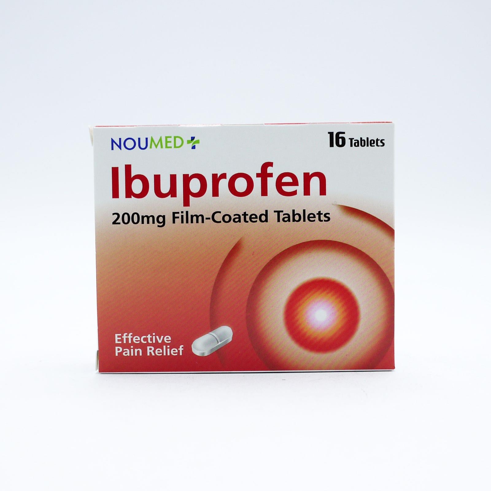 Noumed Ibuprofen Tablets (caplet) 200mg 03/28