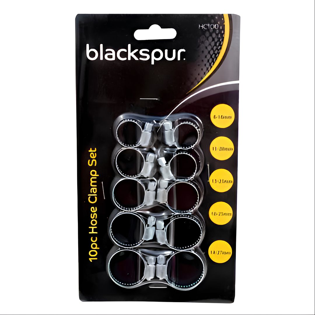 Hose CLamp Set 10pc Set Adjustable Stainless Steel Pipe Clips