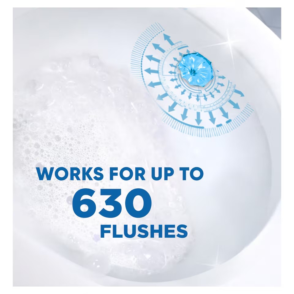 5 x Duck Fresh Discs Toilet Cleaner Refills Eucalyptus 2x36ml