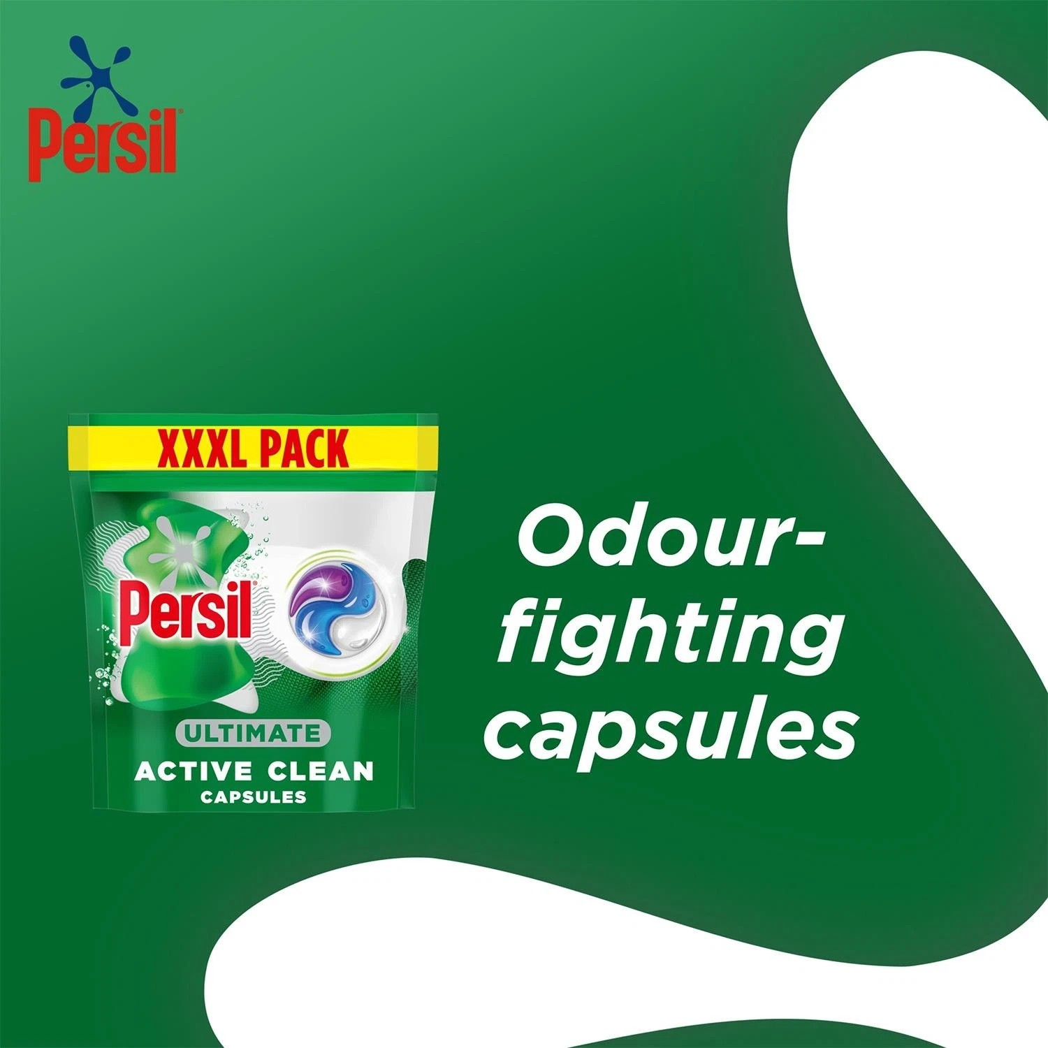 3 x Persil Ultimate Washing Capsules Active Clean Stain Removal 54 Washes