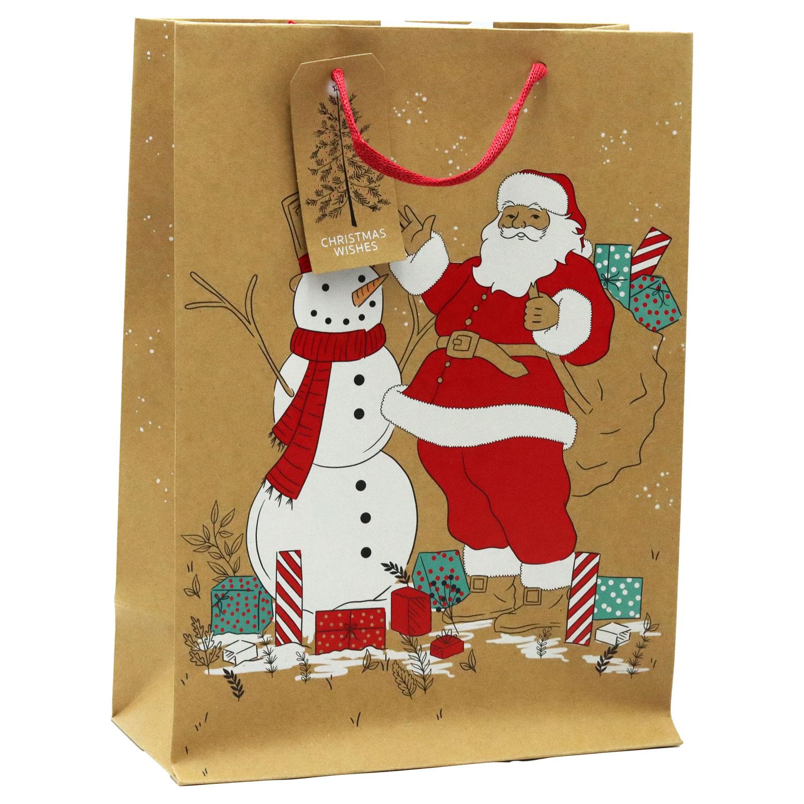 Tom Smith Gift Bag Large Classic Xmas