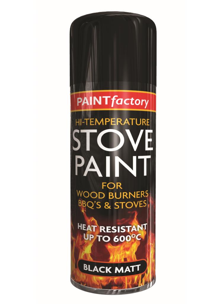 Stove Paint Black Matt 400ml