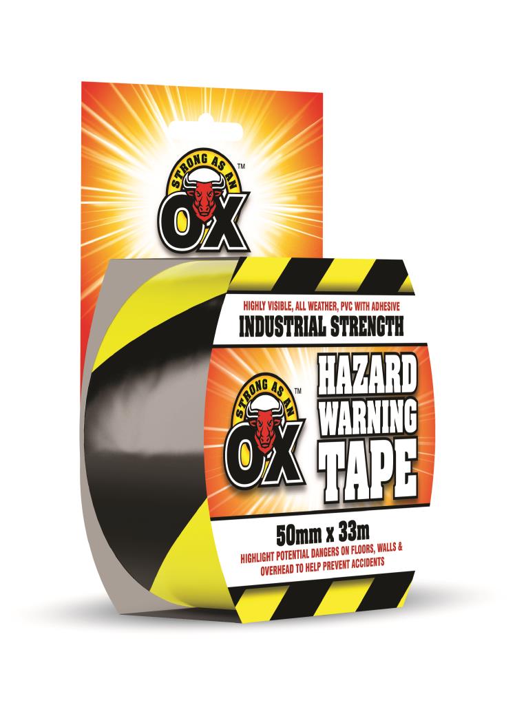 Saao Hazard Warning Tape 50Mm X 33M