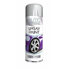 Auto Extreme Silver Wheel Spray Paint Metal Alloy 250ml