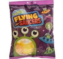 Candy Factory flying saucers