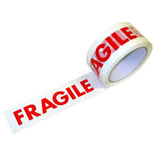 Lock Stick Bond Adhesive 2 PCE Fragile Tape 48mmx22m