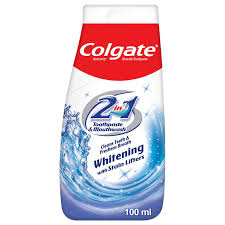 Colgate 2in1 Whitening Toothpaste & Mouthwash 100ml
