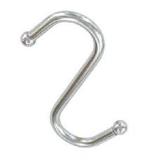 75mm Hooks Type 'S Zink Plated