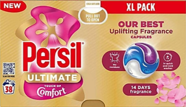 Persil XL Pack Ultimate Touch of Comfort Capsules 38 Washes