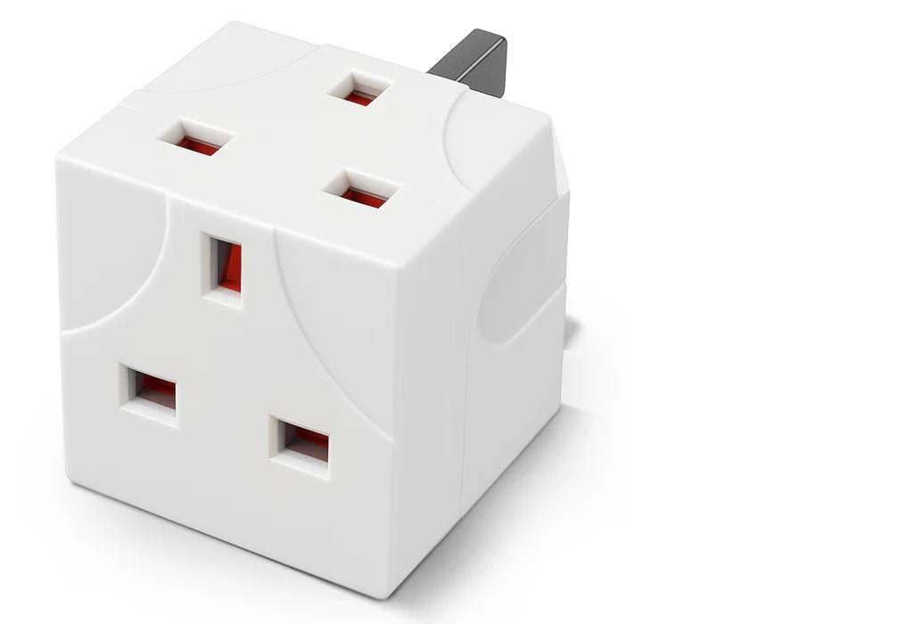 Status 2 Way Adaptor – UK Double Plug Adapter with 13A Fuse