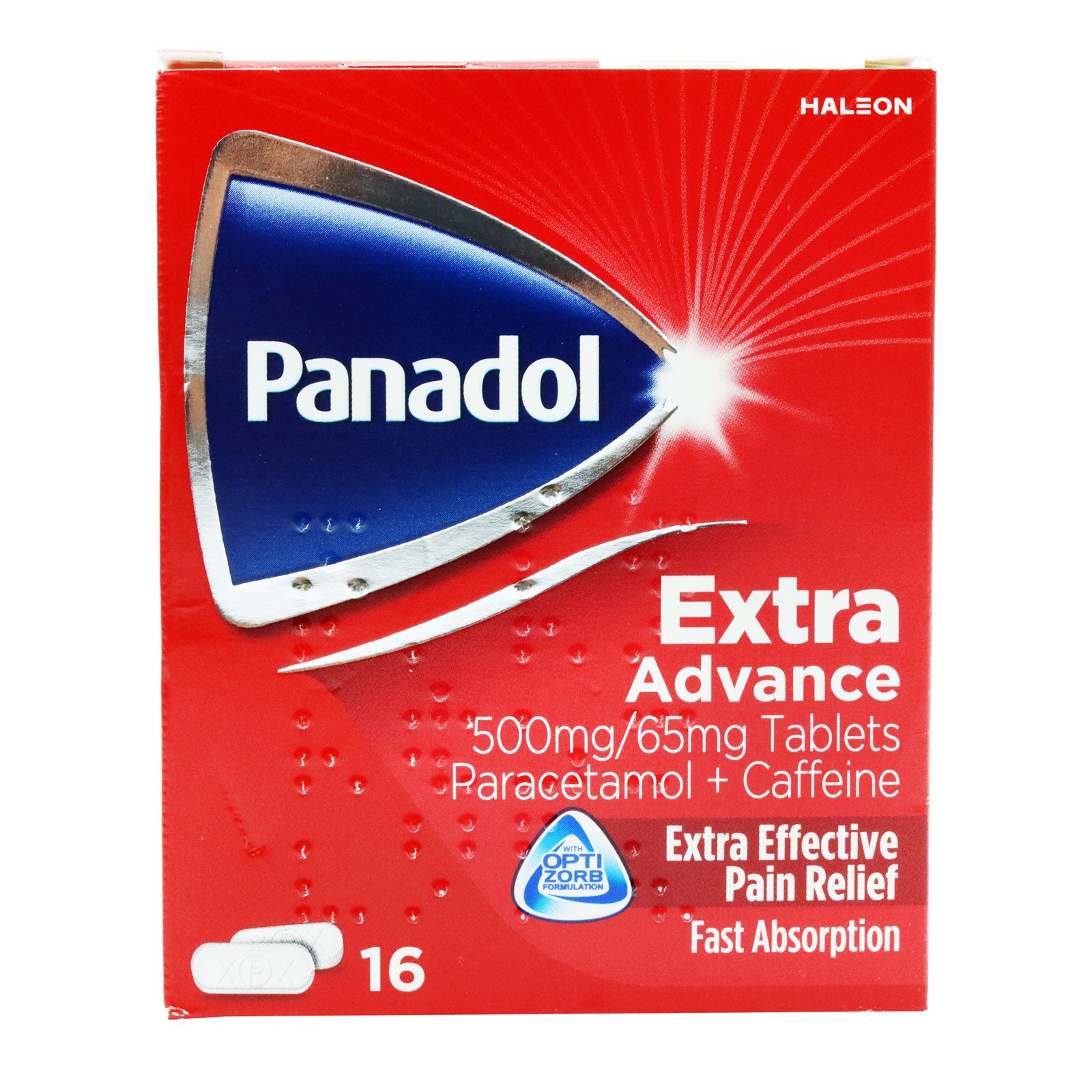 Panadol Tablets Extra Advance 16 tables | High Quality Health & Wellbeing Product Online - Product Image