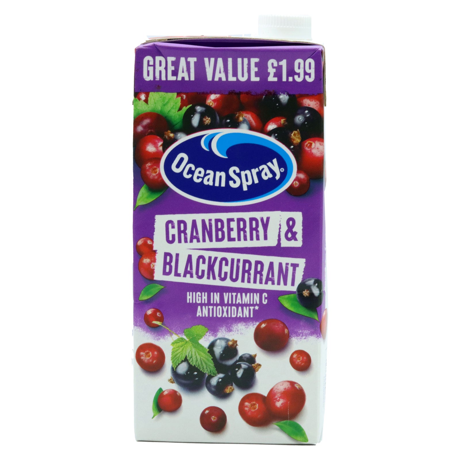 Ocean Spray Cranberry Blackcurrant 1Litre | High Quality Beverage Product Online - Product Image