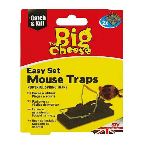 The Big Cheese Mouse trap, 2 Pack of 2