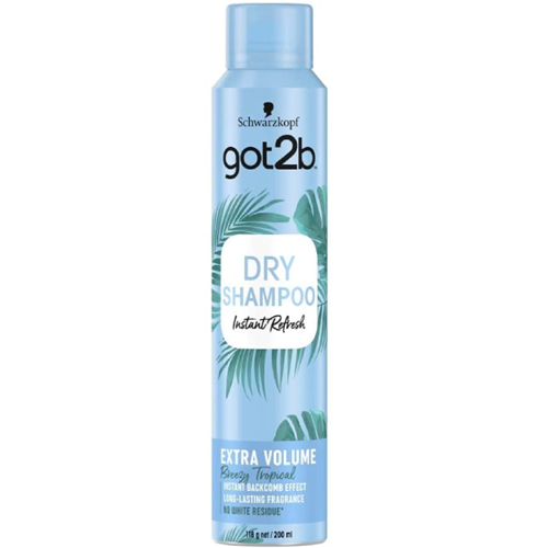 GOT 2b Dry Shampoo Instant Refresh Exra Volume Tropical 200ml