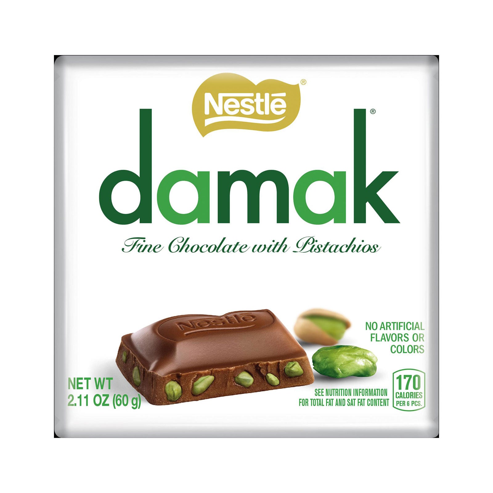 Nestle Damak Chocolate With Pistachio 31/01/26 | High Quality Chocolate & Sweets Online - Product Image