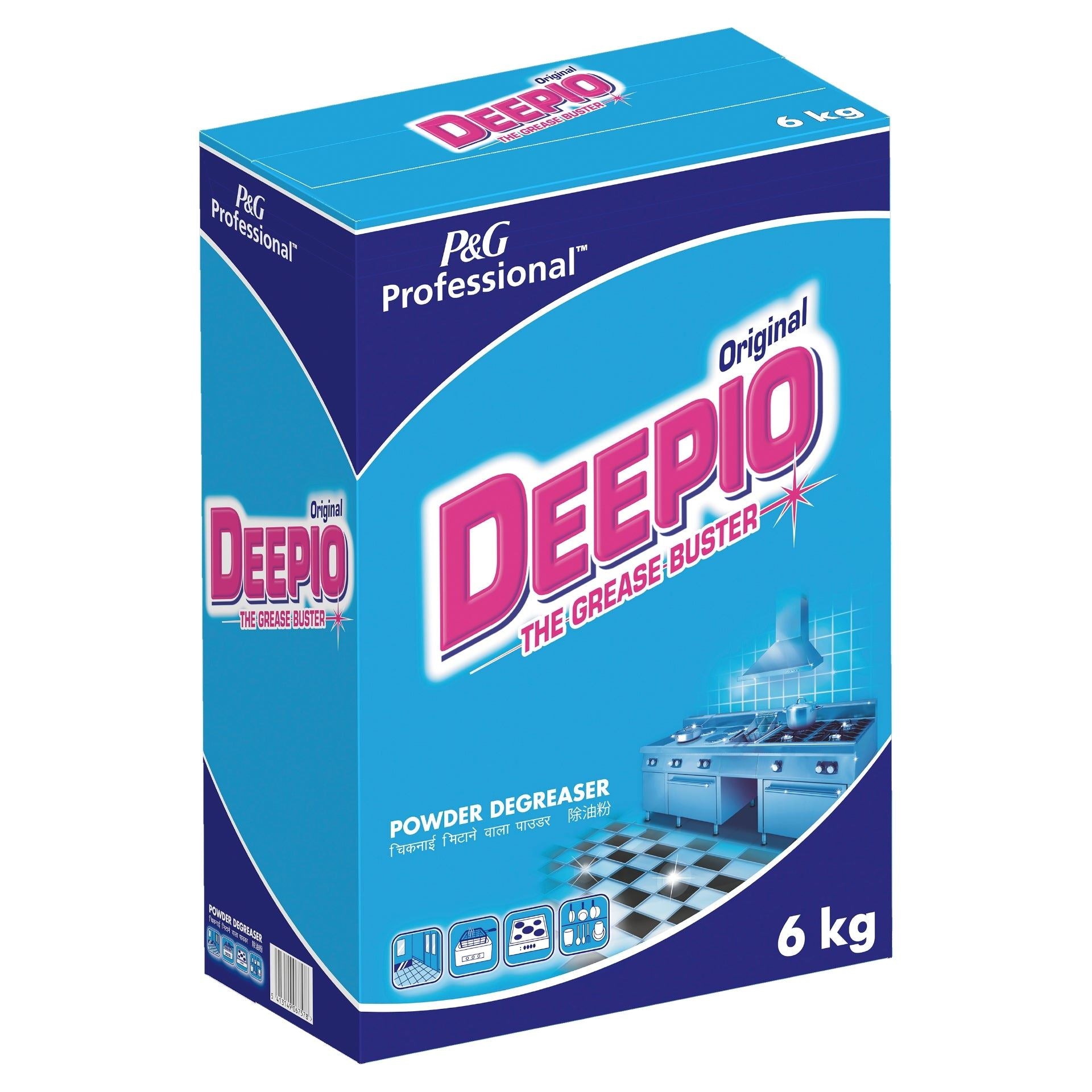 DEEPIO PROFESSIONAL  POWDER  DEGREASER 6KG