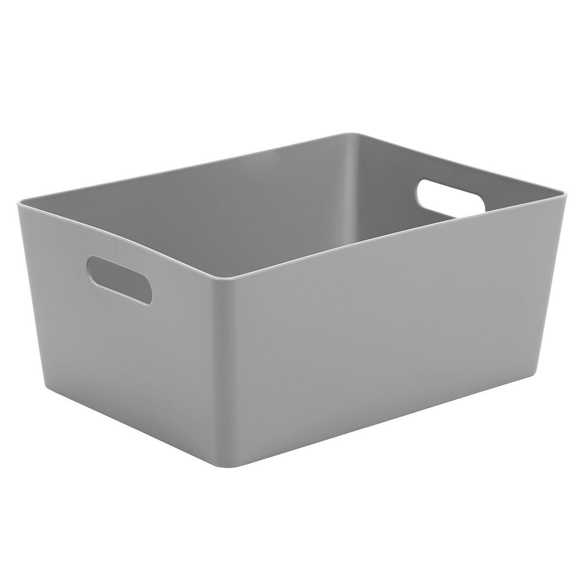 Studio Basket 5.02 Rectangular Cool Grey Modern Storage Basket for Home Organization