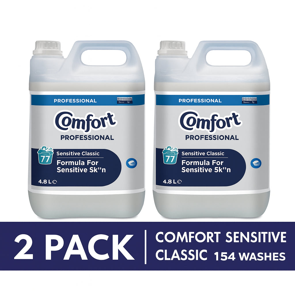 Comfort Professional 4.8L Fabric Softener | 77 Washes | Single & Twin Pack | Fresh Classic + Other Scents