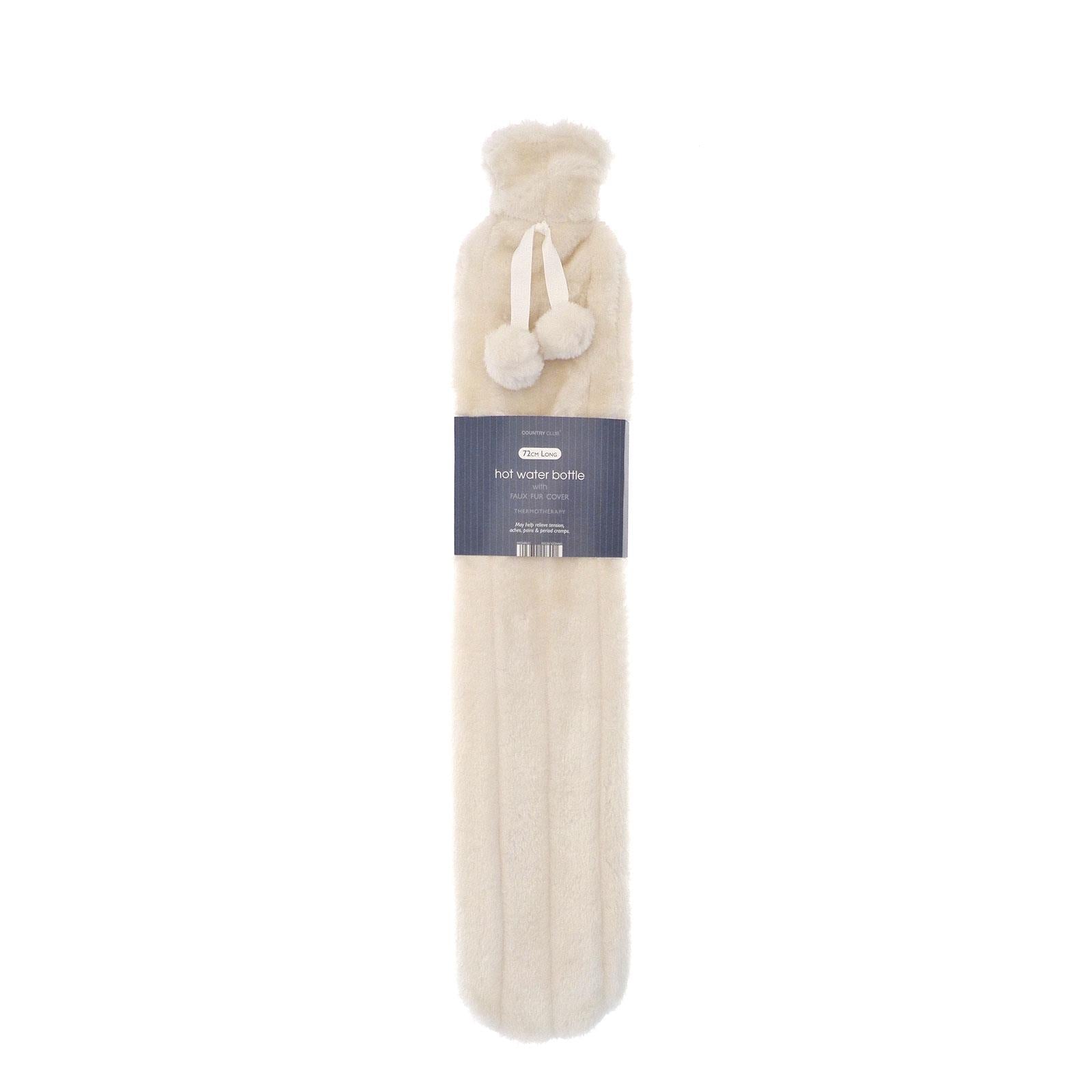 Hot Water Bottle Long Faux Fur 72cm Long (1.8ltr)