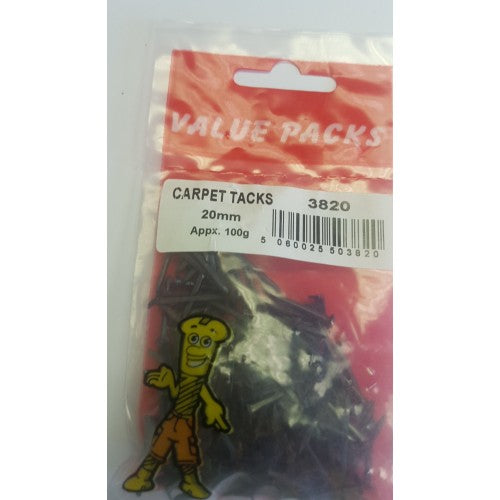 20mm Carpet Tacks 80 gram Per Pack