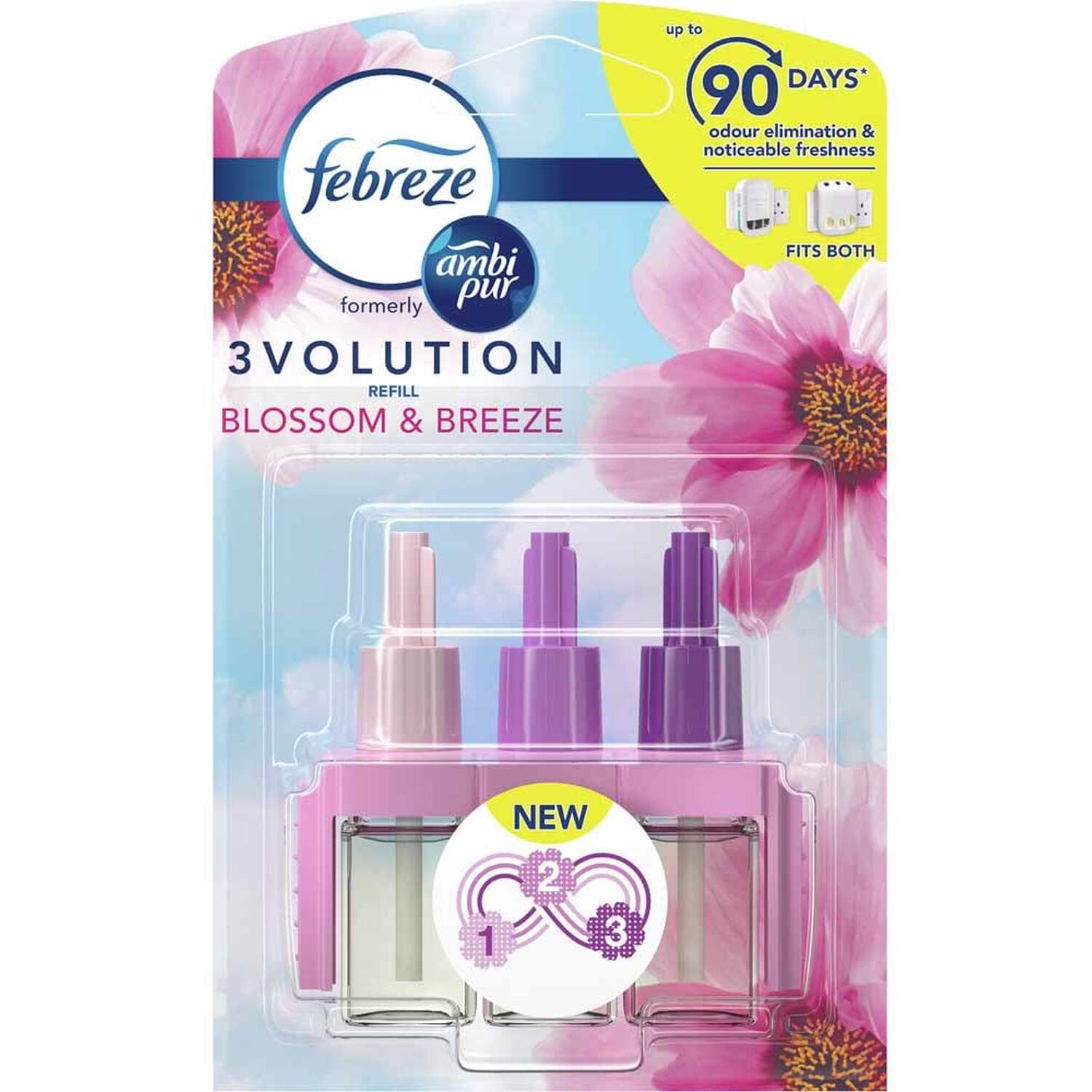 Febreze Air Freshener 3Volution Plug In Refill Blossom Breeze 20Ml