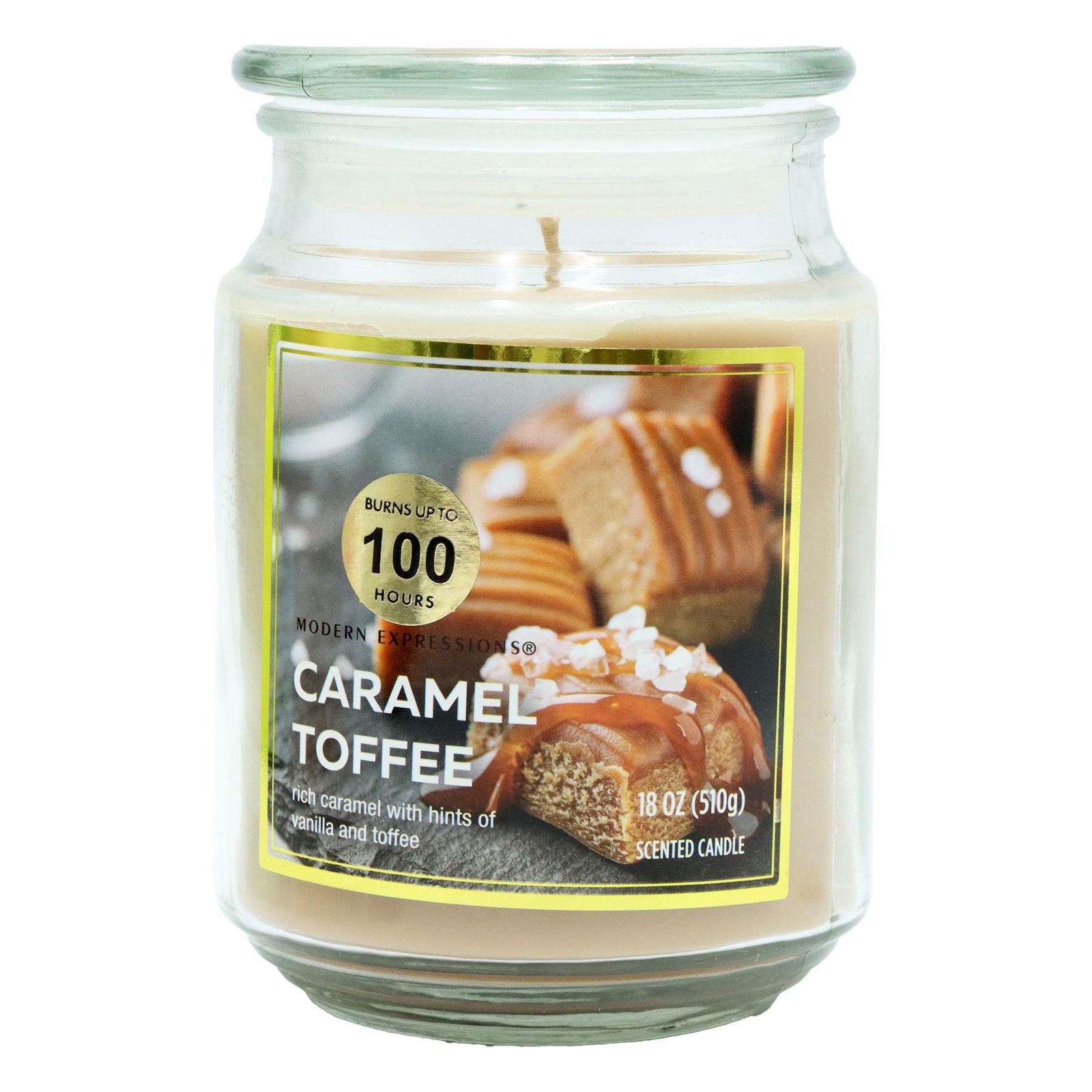 Candle Jar 18oz Caramel Toffee