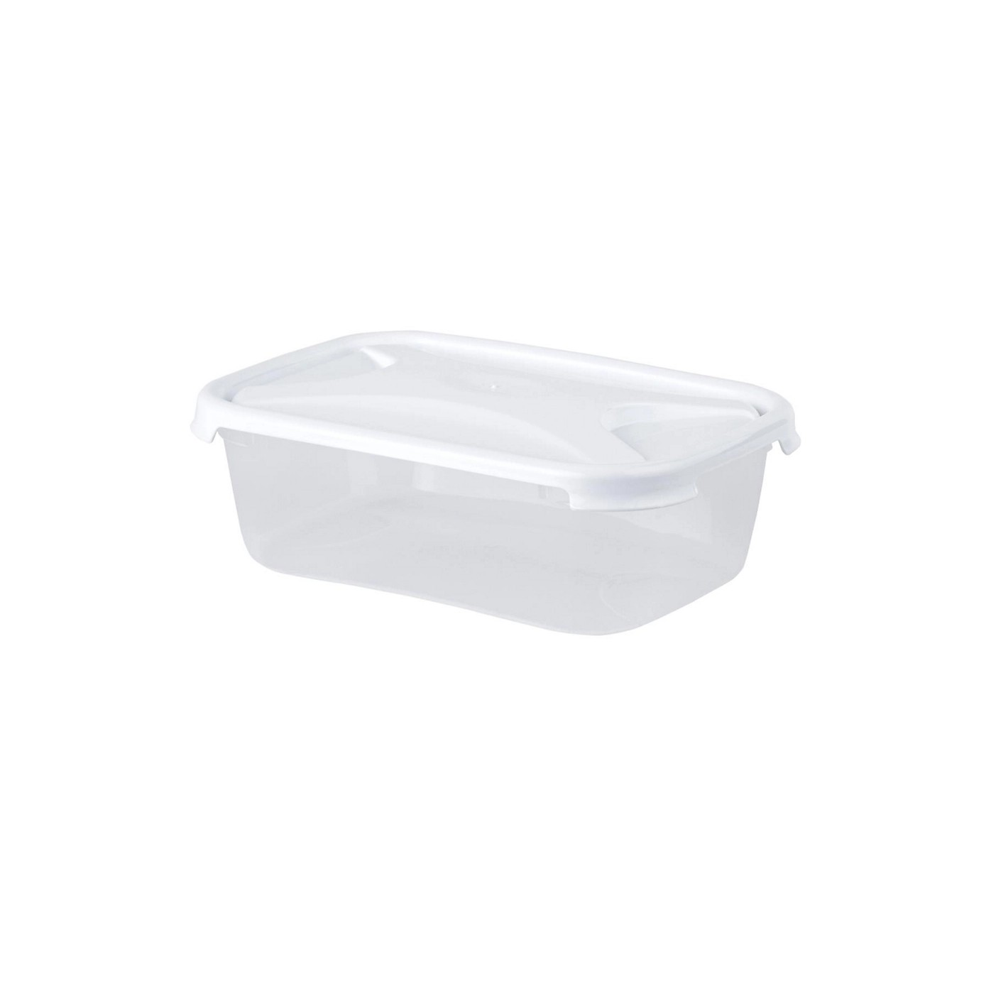 Cuisine 1.6L Rectangular Food Box & With White Lid