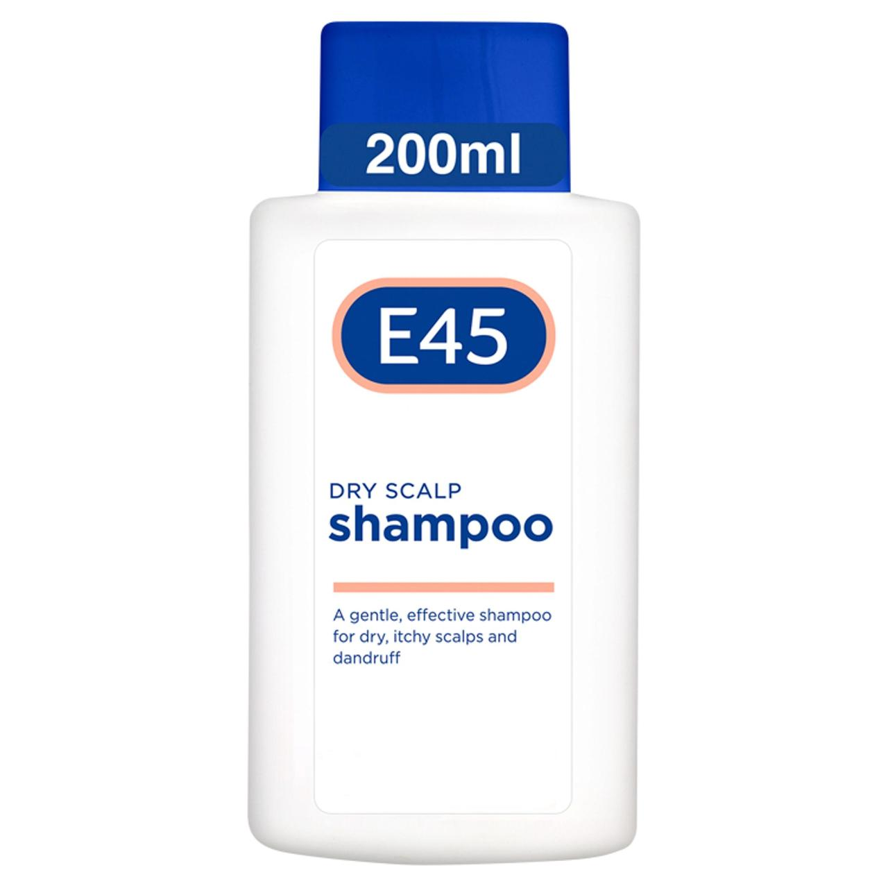 E45 Dermatological Dry Itchy Flaky Scalp Dandruff Shampoo 200ml