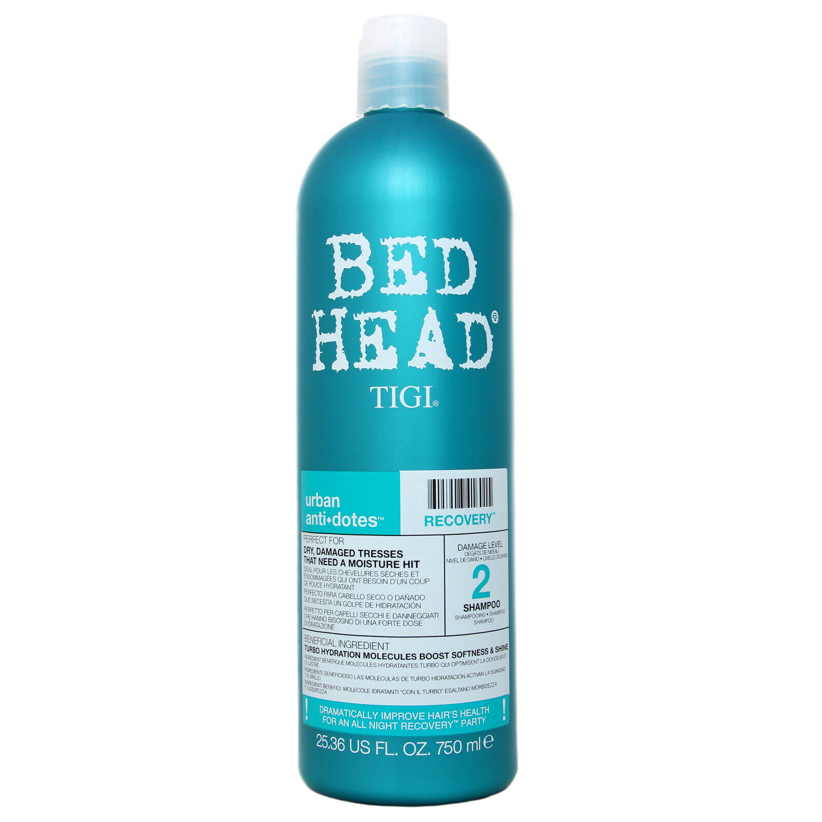 TIGI Bed Head Recovery Moisturising Shampoo 750ml