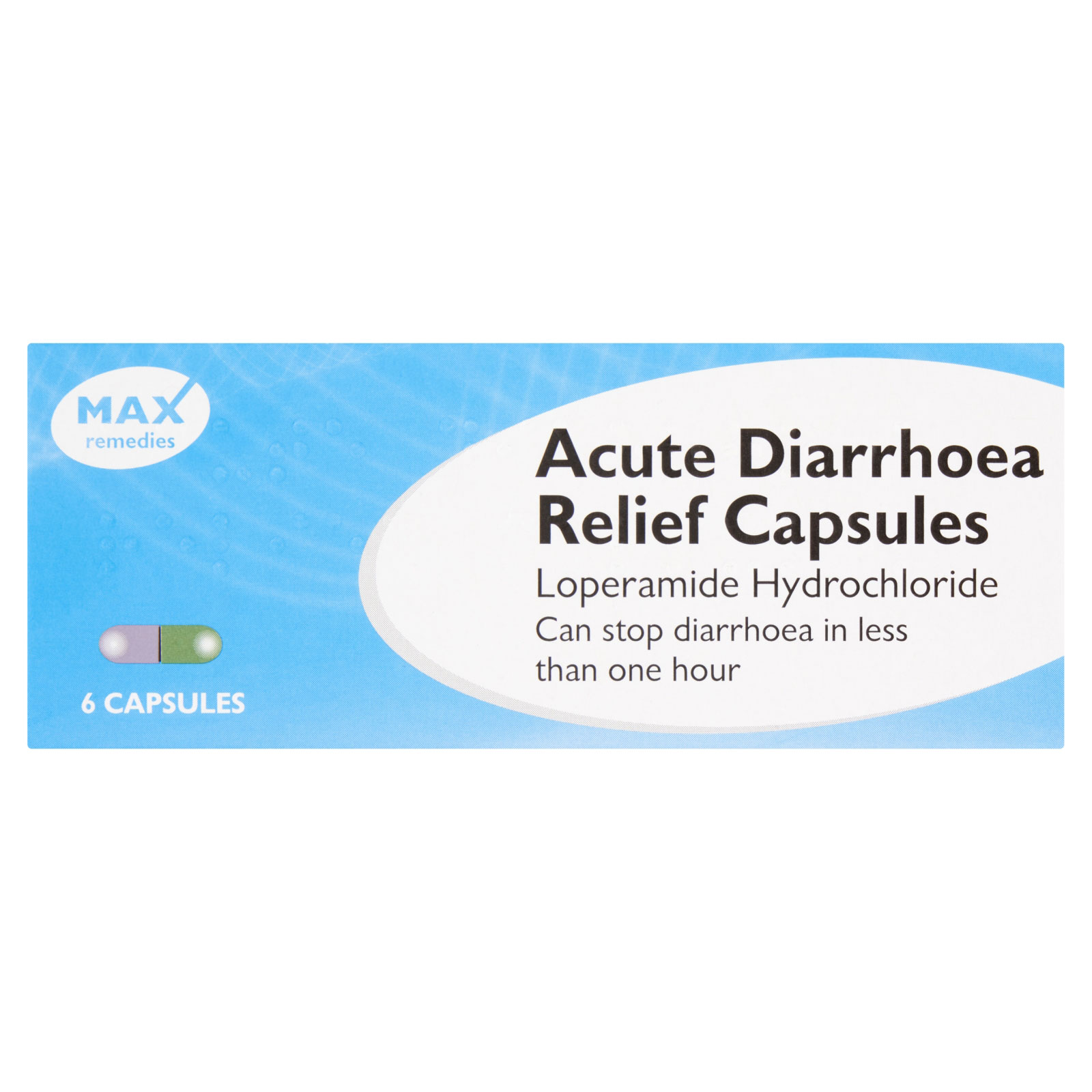 Max Remedies Acute Diarrhoea Relief Capsules 01/26