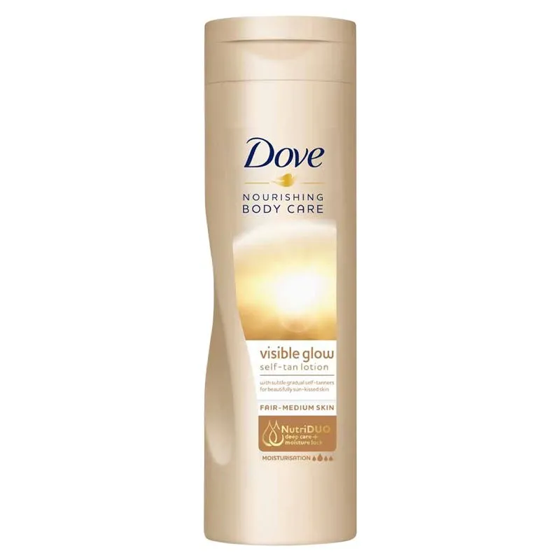 Dove Visible Glow Self-Tan Nourishing Body Care Lotion Fair to Medium Skin 250ml