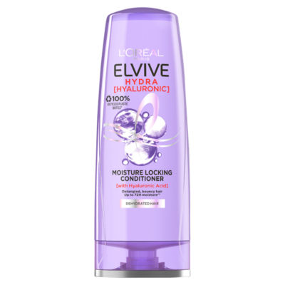 L'Oreal Elvive Hydra Hyaluronic Acid Conditioner Moisturising for Dehydrated Hair 250ml