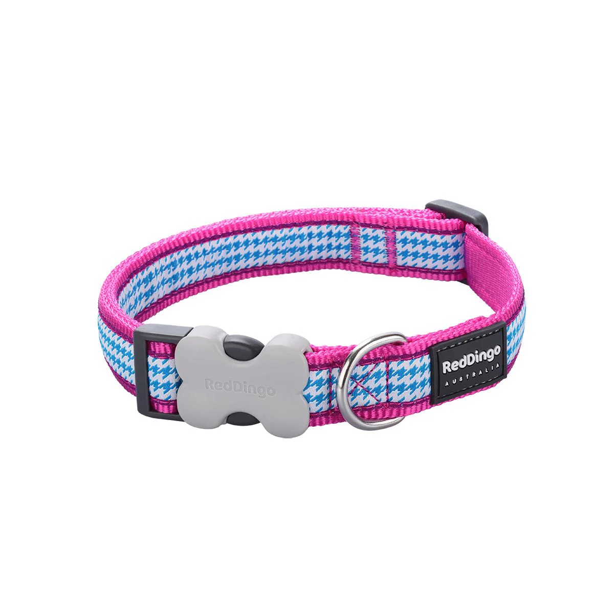 Dog Collar Fang it Hot Pink