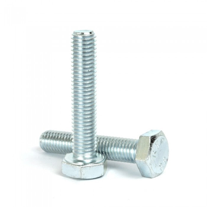 M8 X 80 Hex Bolts & Nuts Zinc 3 Per Pack