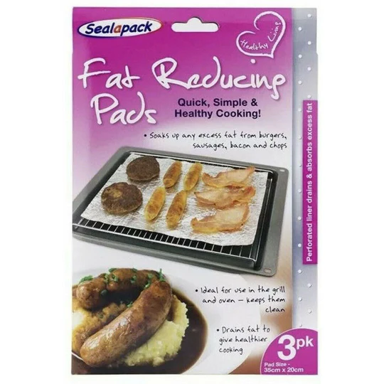 3pk Fat Reducing Pads For Cooking