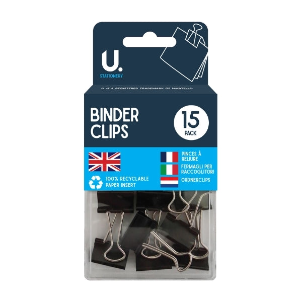 Binder Clips 15 Pack