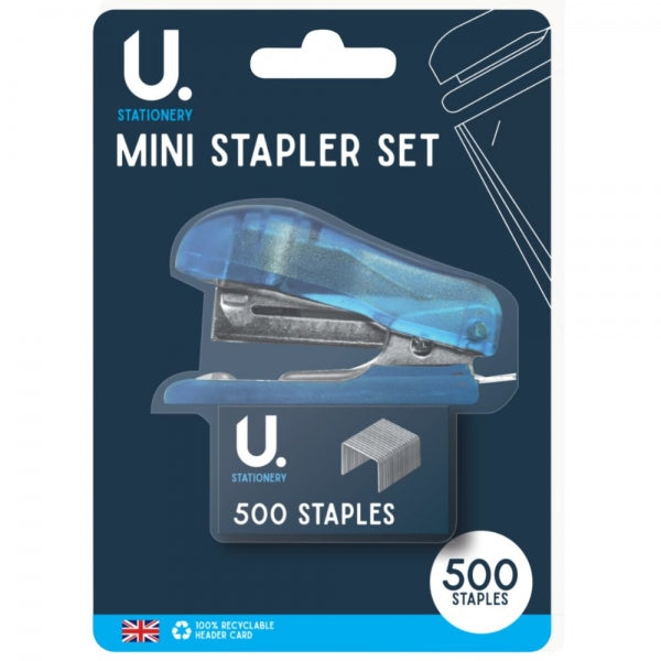 U. Stationery Mini Stapler Set