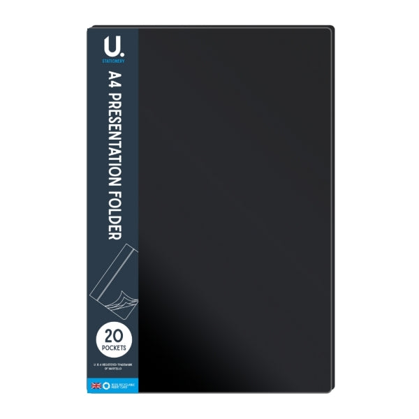 A4 Presentation Folder 20 Pockets
