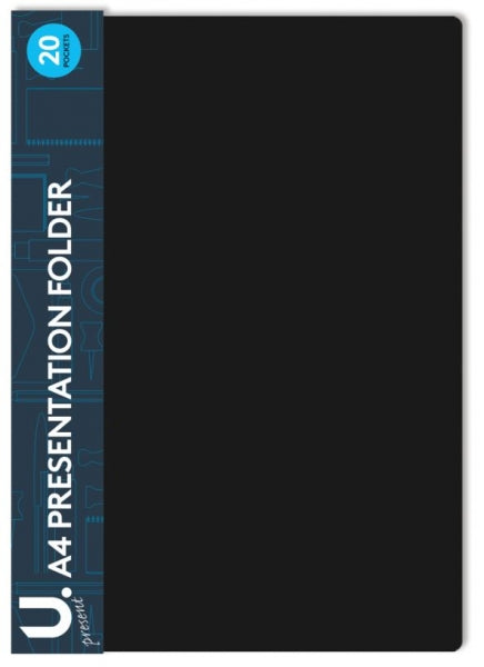 A4 Presentation Folder 20 Pockets
